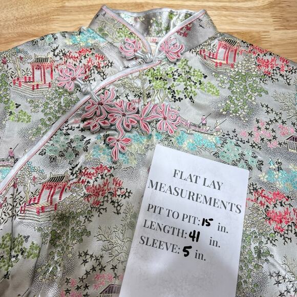 Vintage Peony Brand Dress Women's 32 US M Silver Knee Length Dress - Picture 11 of 11